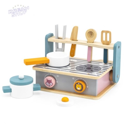 Drewniana Składana Kuchenka i Grill Viga Toys Drewniana Składana Kuchenka i Grill Viga Toys