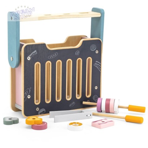 Drewniana Składana Kuchenka i Grill Viga Toys Drewniana Składana Kuchenka i Grill Viga Toys