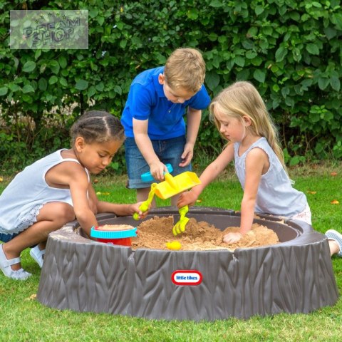 Little Tikes Duża Piaskownica Pień Drzewa Basen z Pokrywą Little Tikes Duża Piaskownica Pień Drzewa Basen z Pokrywą