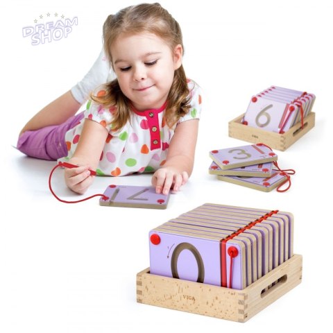 Tabliczki Magnetyczne Nauka Pisania Cyferki Viga Toys Tabliczki Magnetyczne Nauka Pisania Cyferki Viga Toys