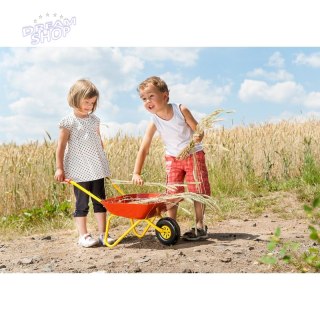 Taczka dla dzieci czerwona metalowa Rolly Toys