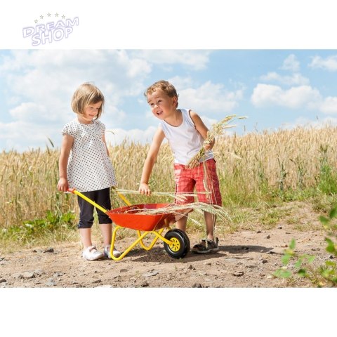 Taczka dla dzieci czerwona metalowa Rolly Toys Taczka dla dzieci czerwona metalowa Rolly Toys
