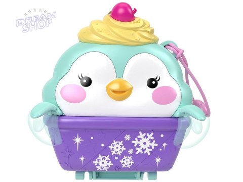 Zestaw Polly Pocket Śnieżny pingwinek zamykany domek figurki akces ZA6050