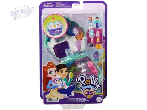 Zestaw Polly Pocket Śnieżny pingwinek zamykany domek figurki akces ZA6050