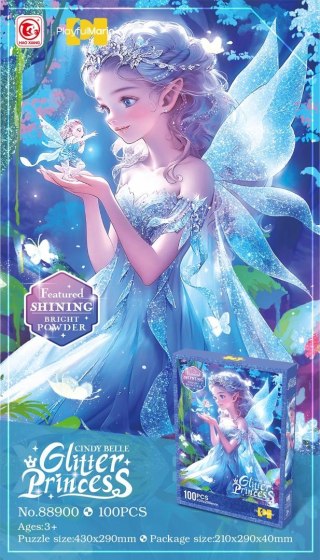 Zestaw Puzzli 100el. Księżniczka Niebieska