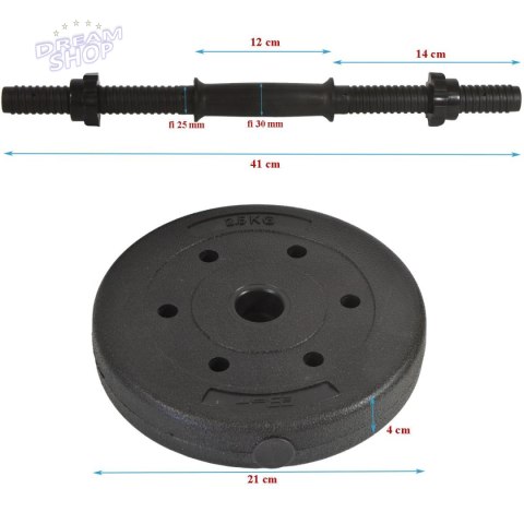 HANTLA KOMPOZYTOWA 11KG (10+1) KG EB FIT