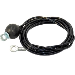 LINKA DO ATLASU 358CM OCZKO OCZKO STALOWE ODBOJNIK GUMOWY