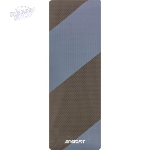 MATA DO JOGI I FITNESS TPE ANTYPOŚLIZGOWA CZARNO-NIEBIESKA ENERO FIT