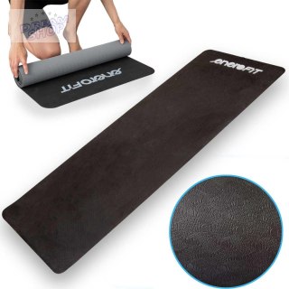 MATA DO JOGI I FITNESS TPE ANTYPOŚLIZGOWA CZARNO-SZARA ENERO FIT