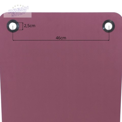 MATA FITNESS KLUBOWA Z OTWORAMI 140x60x1.5CM ENERO FIT