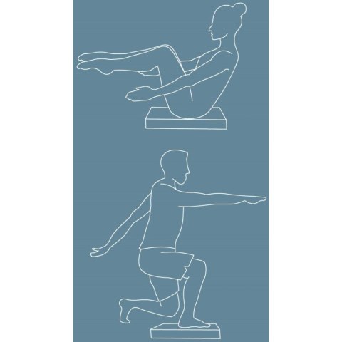 MATA PODUSZKA KOSTKA RÓWNOWAŻNA PAD BALANCE UMBRO