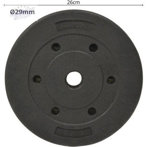 OBCIĄŻENIE BETONOWE 5 KG ENERO FIT FI29MM