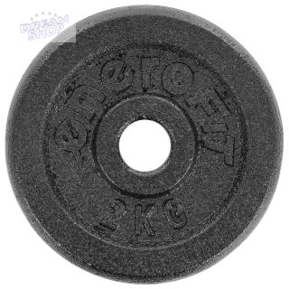 OBCIĄŻENIE ŻELIWNE CZARNE 2 KG ENERO FIT fi26,5