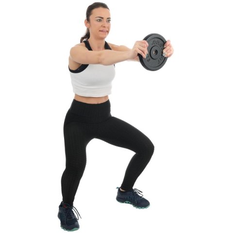 OBCIĄŻENIE ŻELIWNE CZARNE 5 KG ENERO FIT fi26,5