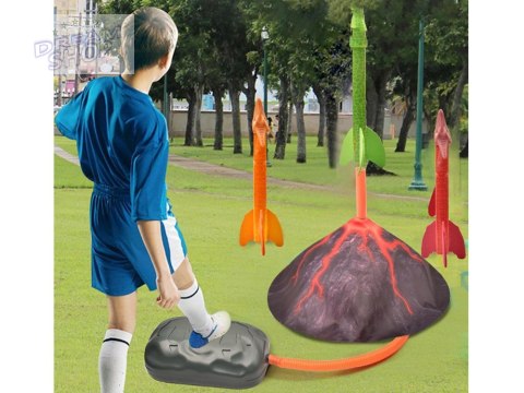 Zestaw Wulkan Wyrzutnia Dinozaurów rakieta armata katapulta ZA5006