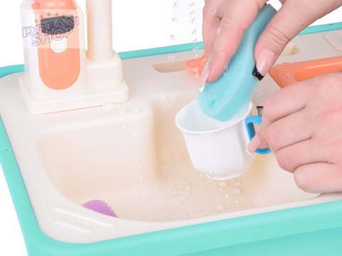Zlewozmywak kuchenny Zlew NA WODĘ dla dzieci kran Naczynia ZA5247