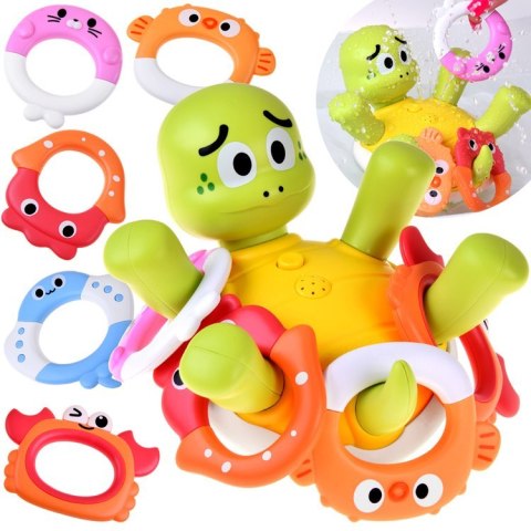 Żółwik Interaktywna Zabawka do kąpieli Żółw z Fontanną Wody ZA5819