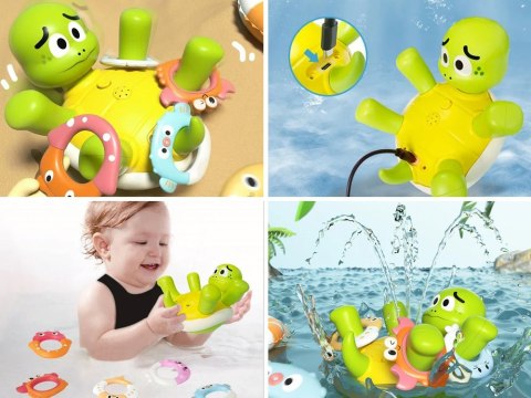 Żółwik Interaktywna Zabawka do kąpieli Żółw z Fontanną Wody ZA5819