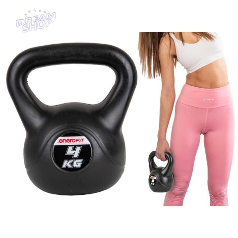 HANTLA KOMPOZYTOWA KETTLEBELL 4 KG ODWAŻNIK ENERO FIT