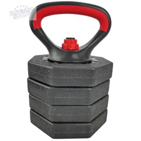 HANTLA KOMPOZYTOWA KETTLEBELL PRZYRZĄD DO POMPEK 3W1 10KG EB FIT