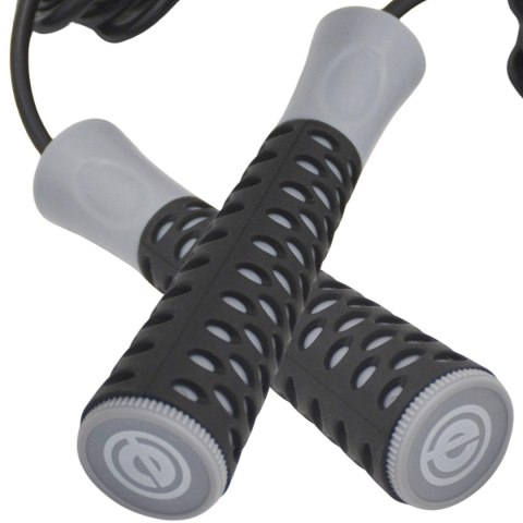 SKAKANKA FITNESS PVC 300CM CZARNA ENERO FIT