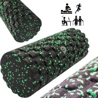 WAŁEK ROLLER JOGA EPP CZARNY 14x33CM 190G