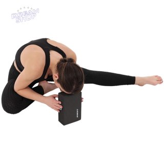 BLOK KOSTKA DO ĆWICZEŃ JOGA PILATES FITNESS CZARNA ENERO FIT