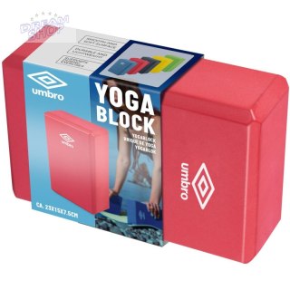 BLOK KOSTKA DO ĆWICZEŃ JOGA PILATES FITNESS UMBRO RÓŻOWY