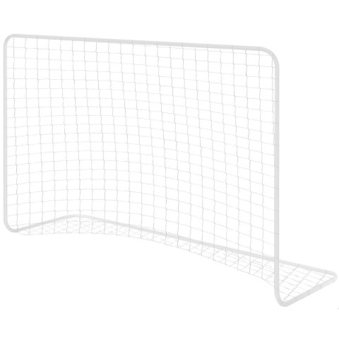 BRAMKA DO PIŁKI NOŻNEJ ENERO Z SIATKĄ 182x122x61CM BIAŁA