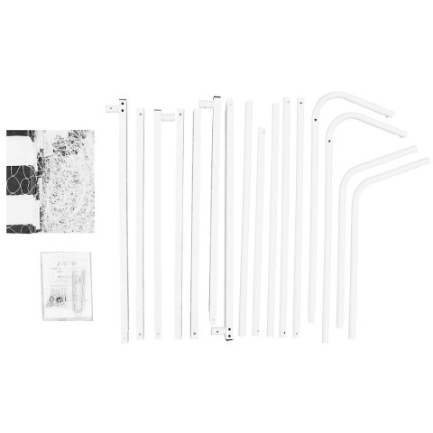 BRAMKA DO PIŁKI NOŻNEJ Z SIATKĄ 300x200x100CM ENERO