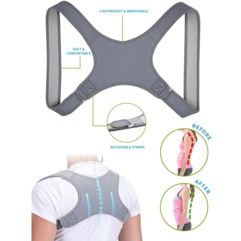 KOORDYNATOR WAD POSTAWY PLECÓW RAMION SZARY