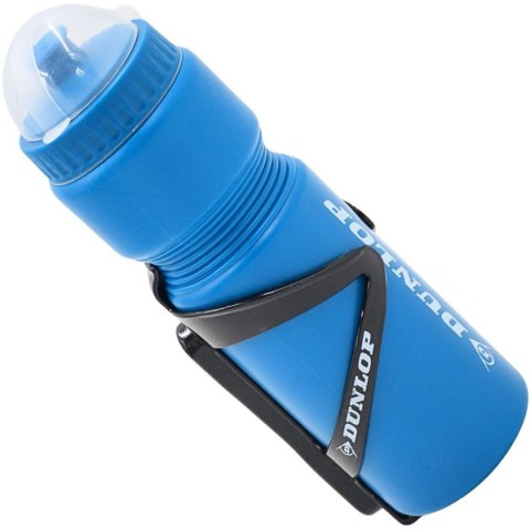 BIDON ROWEROWY DUNLOP 750ML Z KOSZYKIEM NIEBIESKI