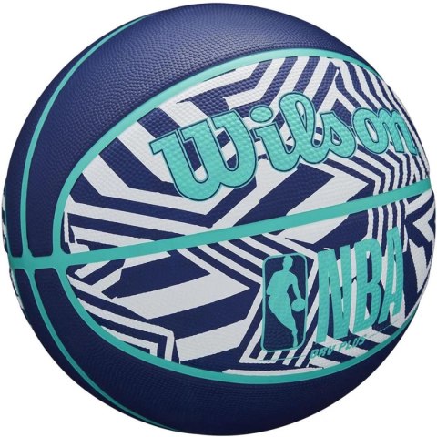 PIŁKA DO KOSZYKÓWKI WILSON NBA DRV PLUS DAZZLE CAMO BSKT INDIGO R.7