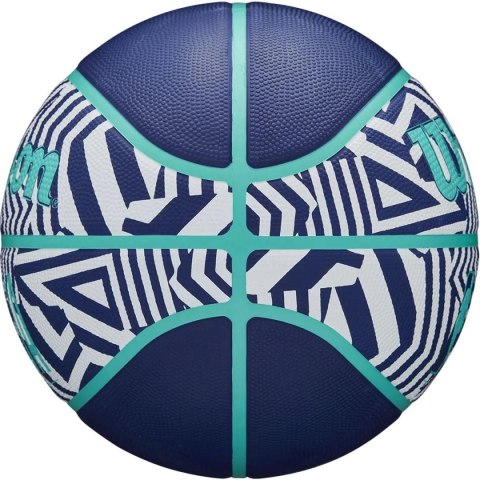 PIŁKA DO KOSZYKÓWKI WILSON NBA DRV PLUS DAZZLE CAMO BSKT INDIGO R.7