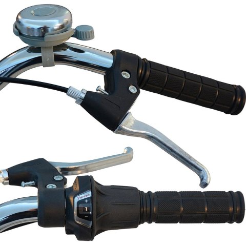 ROWER 3-KOŁOWY SKŁADANY 24 CZARNY SHIMANO 7-BIEGOWY