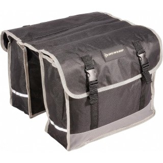 SAKWA TORBA ROWEROWA PODWÓJNA TYLNA NA BAGAŻNIK 26L DUNLOP