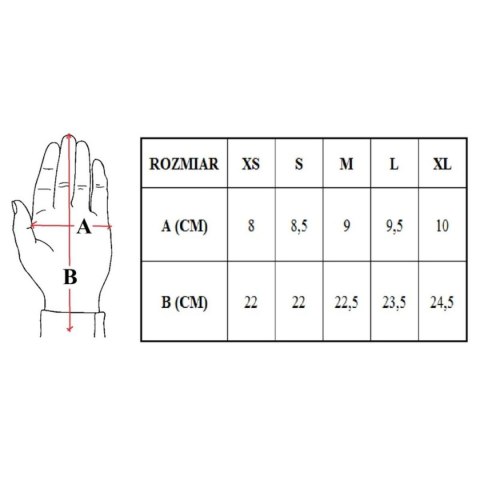 RĘKAWICZKI DO BIEGANIA XS