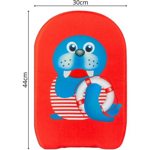 DESKA DO PŁYWANIA 44X30CM XQMAX CZERWONA