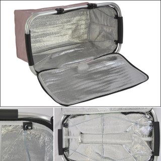 KOSZYK TURYSTYCZNY SKŁADANY TERMICZNY 35L REDCLIFFS RÓŻ