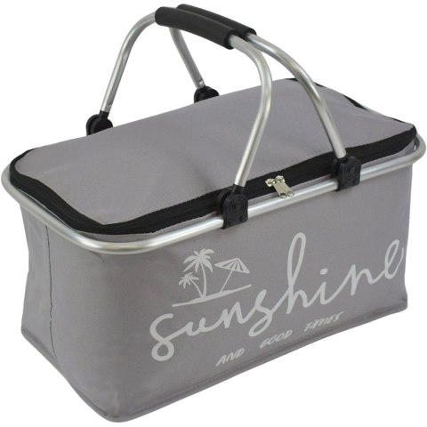 KOSZYK TURYSTYCZNY SKŁADANY TERMICZNY 35L REDCLIFFS SZARY