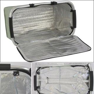 KOSZYK TURYSTYCZNY SKŁADANY TERMICZNY 35L REDCLIFFS ZIELONY