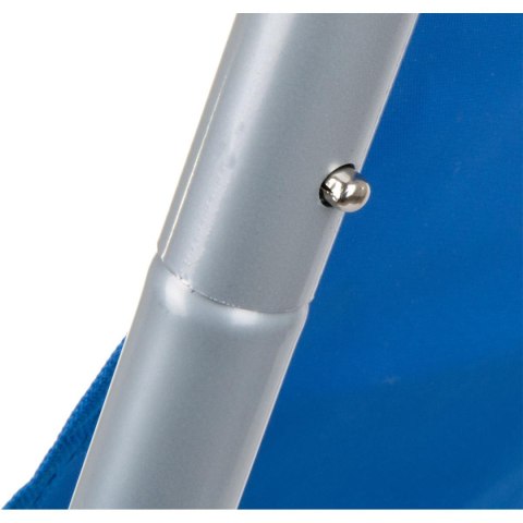 LEŻAK OGRODOWO PLAŻOWY SKŁADANY I TORBA NIEBIESKI ENERO CAMP