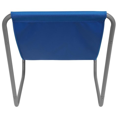 LEŻAK OGRODOWO PLAŻOWY SKŁADANY I TORBA NIEBIESKI ENERO CAMP