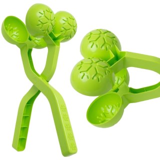 ŚNIEŻKOMAT SNOWBALL DO ROBIENIA KULEK ŚNIEŻNYCH PODWÓJNY ZIELONY 1064567