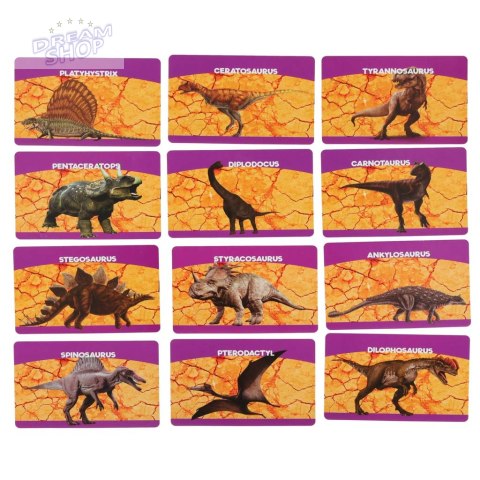 Dinozaury wykopaliska jajka dinozaura figurki zestaw archeologiczny 12 jajek