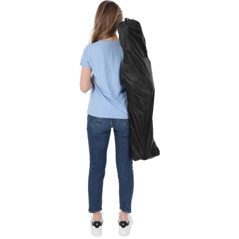 KRZESŁO TURYSTYCZNE SKŁADANE 46X46X90CM CZARNE