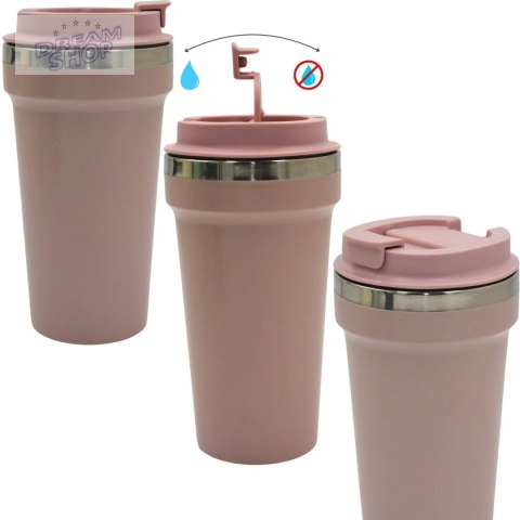 KUBEK TERMICZNY TURYSTYCZNY EXCELLENT HOUSEWARE 500ML - CIELISTY
