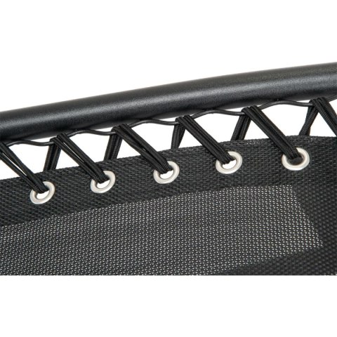 LEŻAK OGRODOWY SKŁADANY WIELOFUNKCYJNY 175X52/65X107CM CZARNY