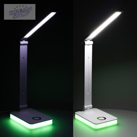 Lampka na biurko biurkowa LED USB dotykowa podświetlana RGB regulacja światła