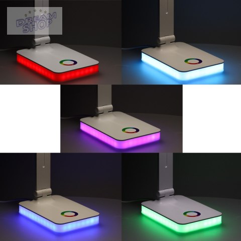 Lampka na biurko biurkowa LED USB dotykowa podświetlana RGB regulacja światła